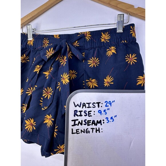 Madewell Pull On Tie Shorts In Fresh Daisy Women’s Size Small Viscose Floral - Picture 10 of 10